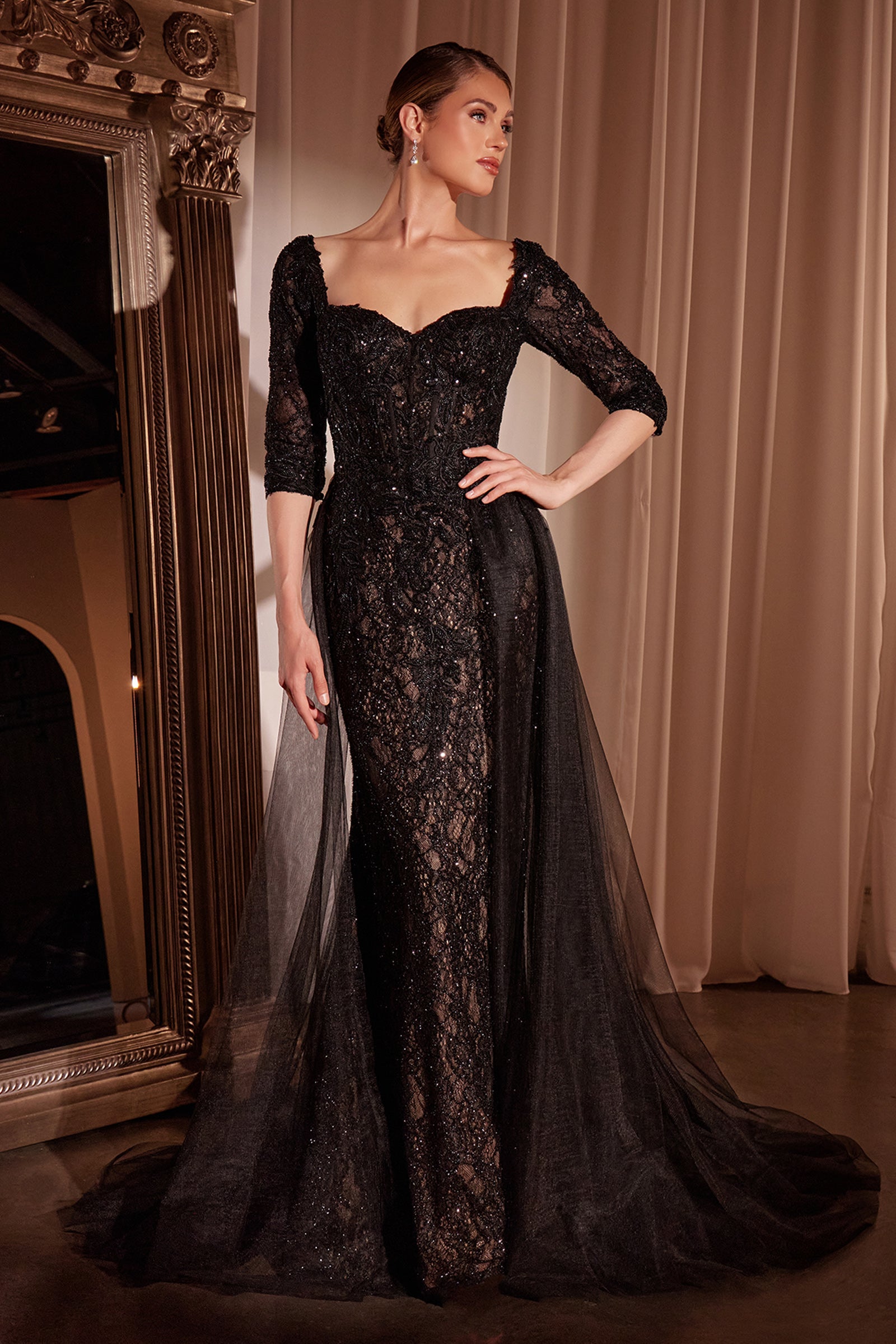 cinderella divine black dress Cinderella Divine CD943 Dress