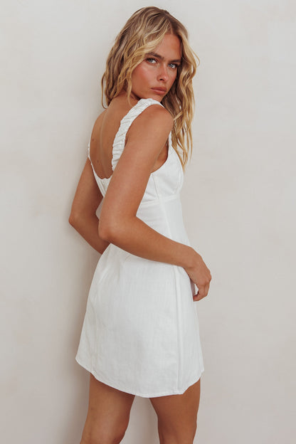 Square Neck Babydoll Mini Dress (Pre-Order)