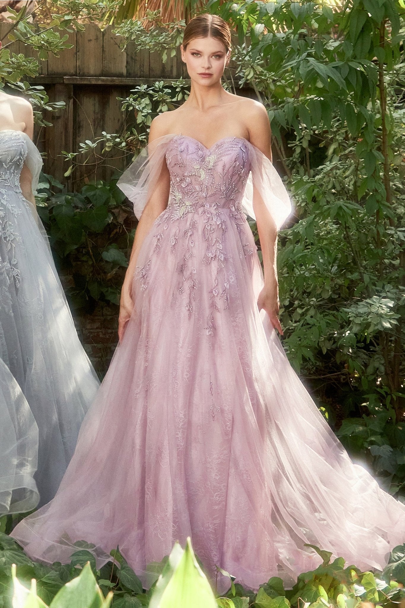 abrazado por lace dress to impress A1149 Randi Gown - Rhinestone Size:15/15.5 x 39 badge: 25% Off Memorial Day Edit