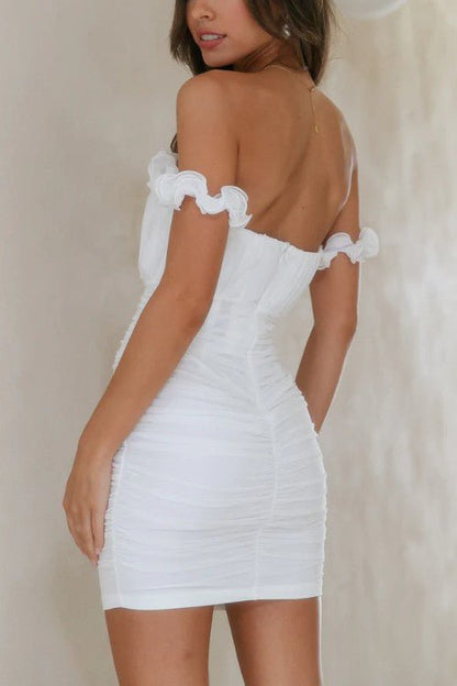 Square Neck Dress - PROMPARTY